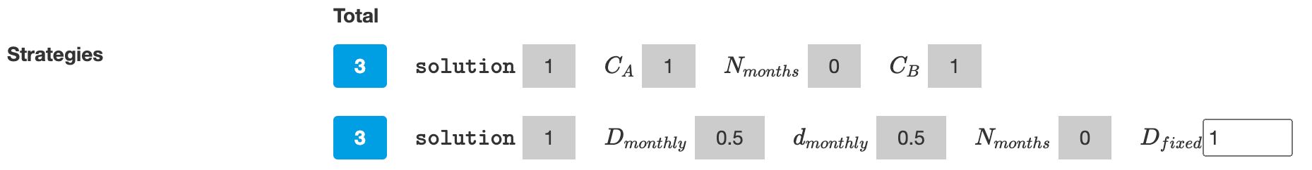 Configuring the marks for each part